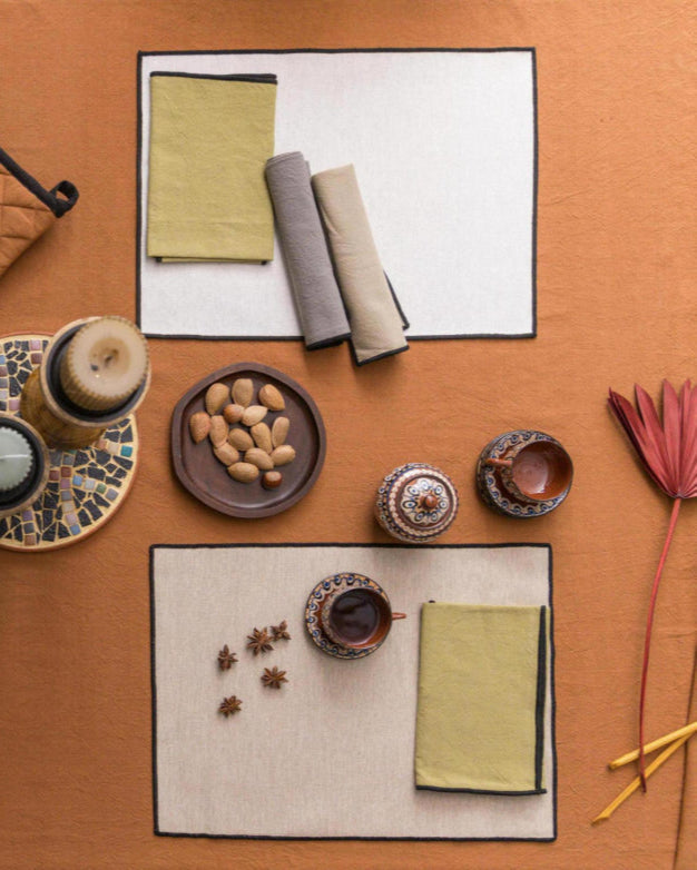 Napkin Recycled Grace Caramel 40 X 40