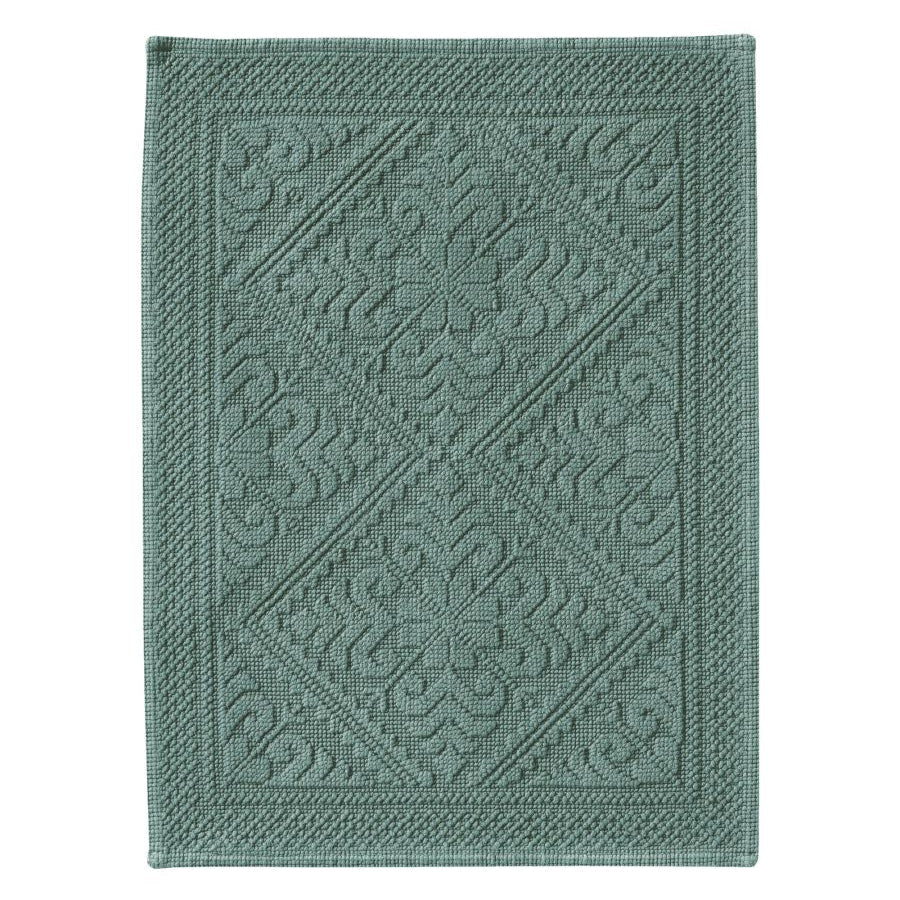 Enzo - Tappeto da bagno verde grigio 54 X 64