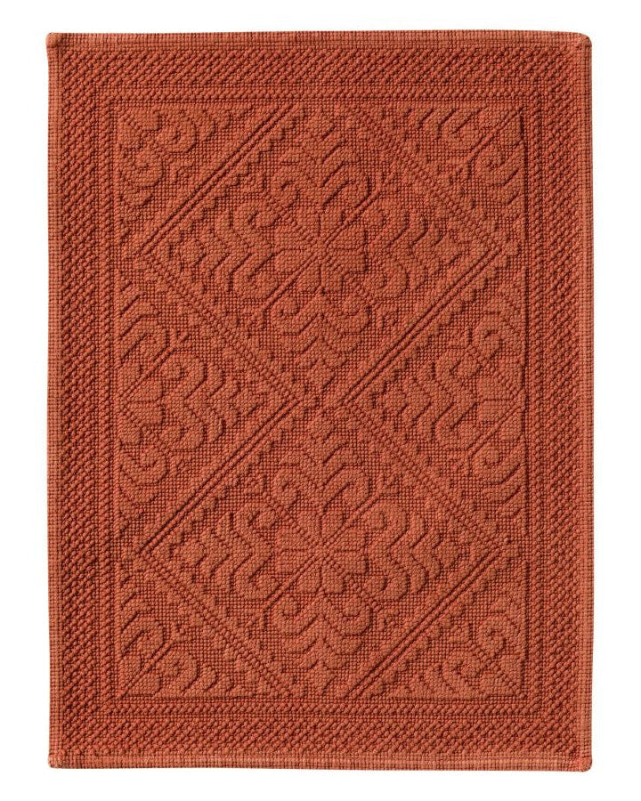 Enzo - Tappeto da bagno terra di Siena 54 X 64