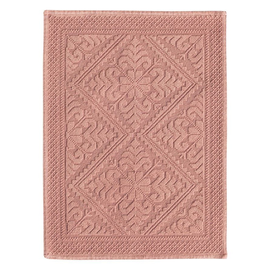 Enzo - Tappeto da bagno Stonewashed terracotta 54 X 64