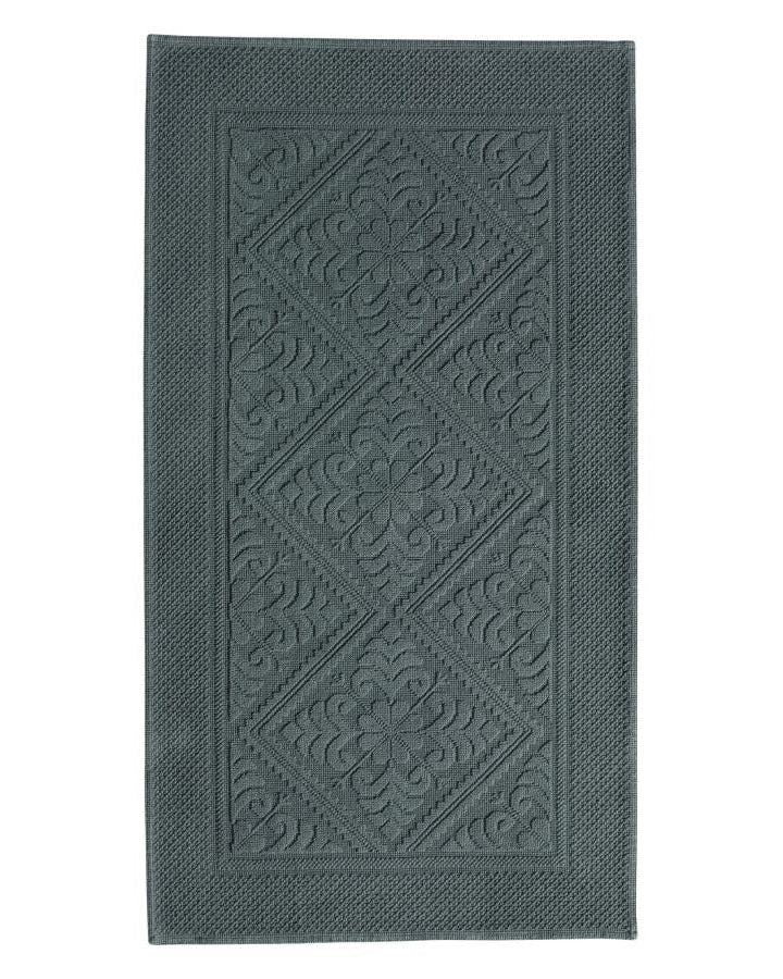 Enzo - Tappeto da bagno verde timo 70 X 140