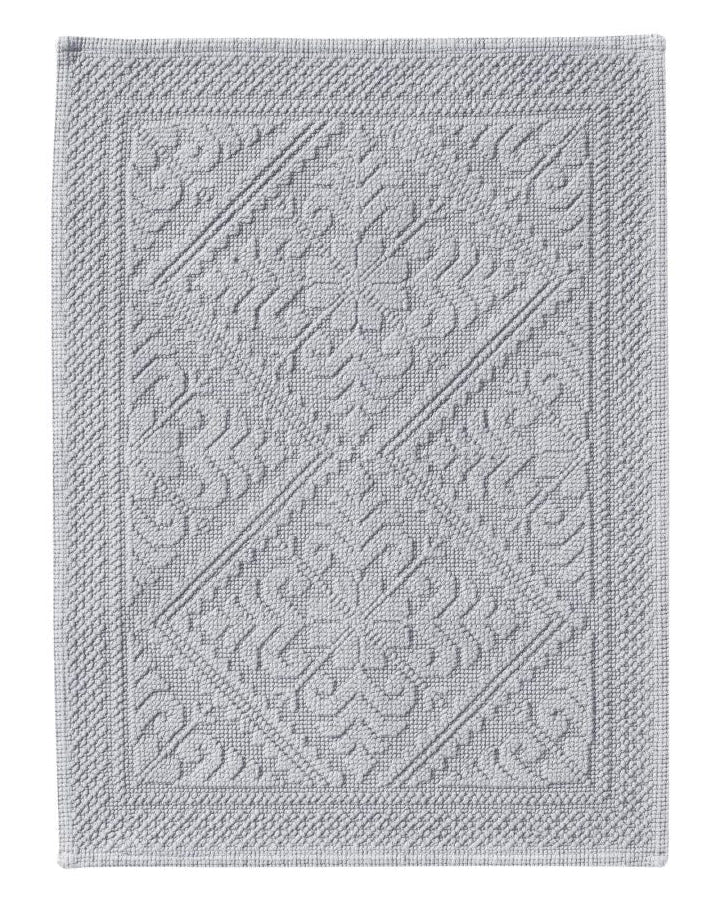 Enzo - Tappeto da bagno grigio perla 54 X 64