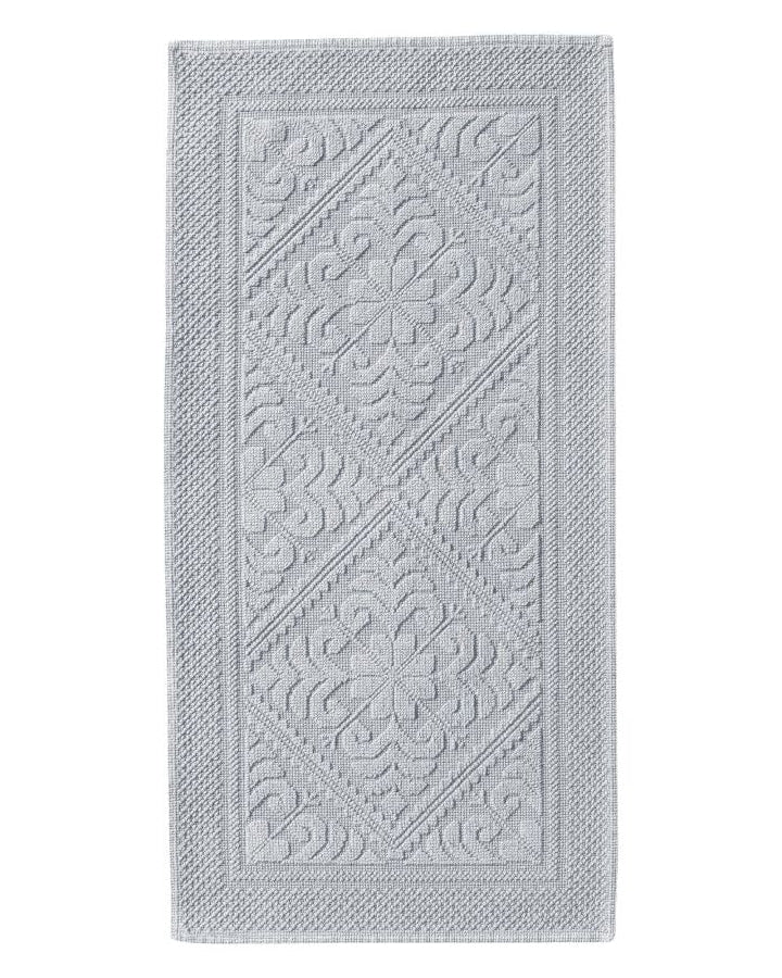 Enzo - Tappeto da bagno grigio perla 54 X 110