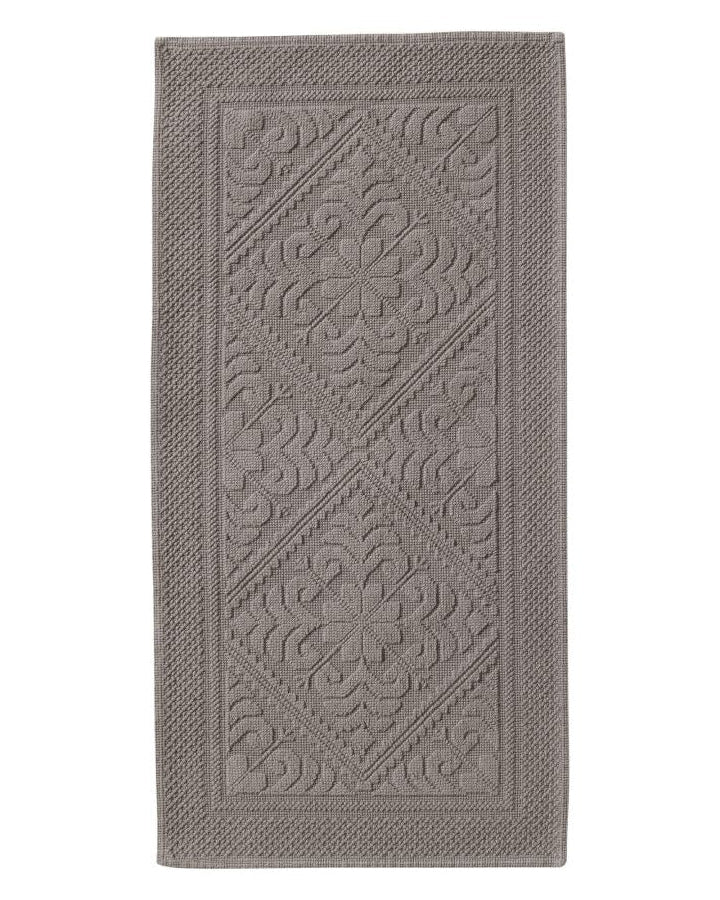 Enzo - Tappeto da bagno color camoscio 54 X 110