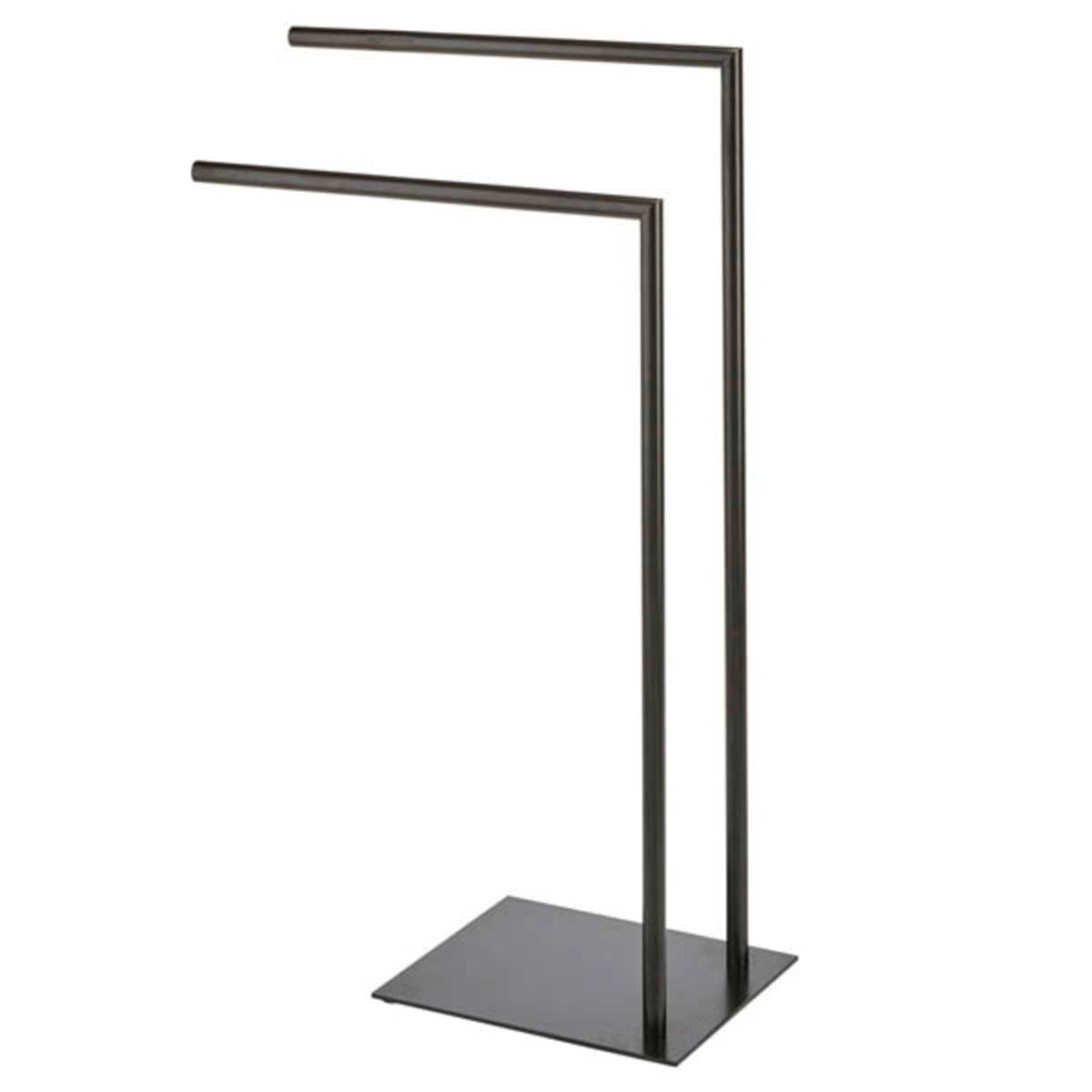 Piantana porta asciugamani nera