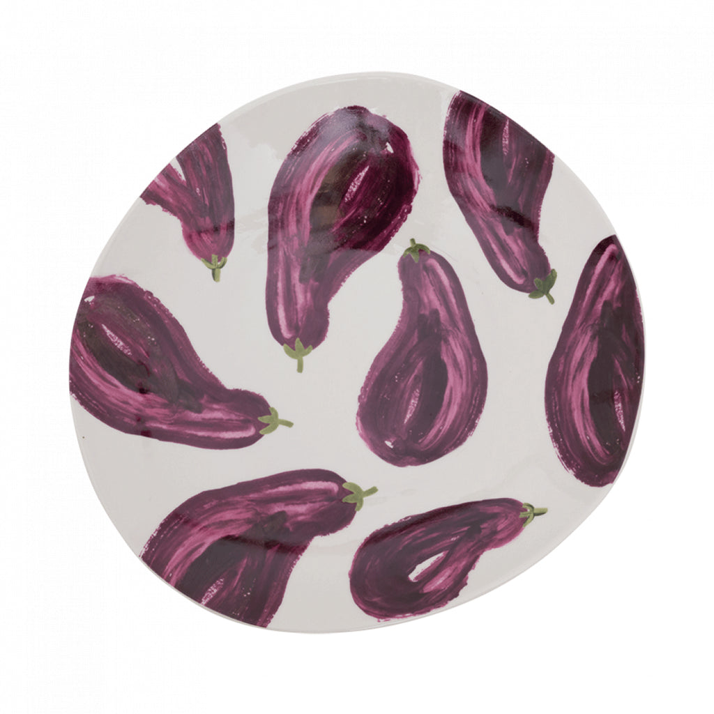 Piatto di portata fantasia melanzane