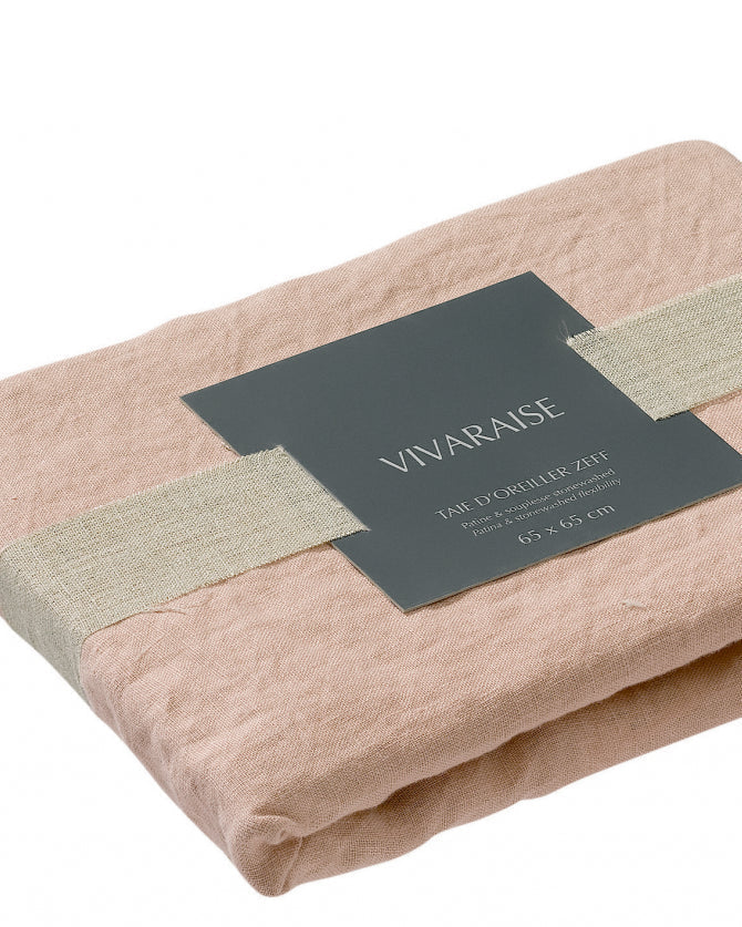 Pillow Case Stonewashed Zeff Aubepine 50 X 75