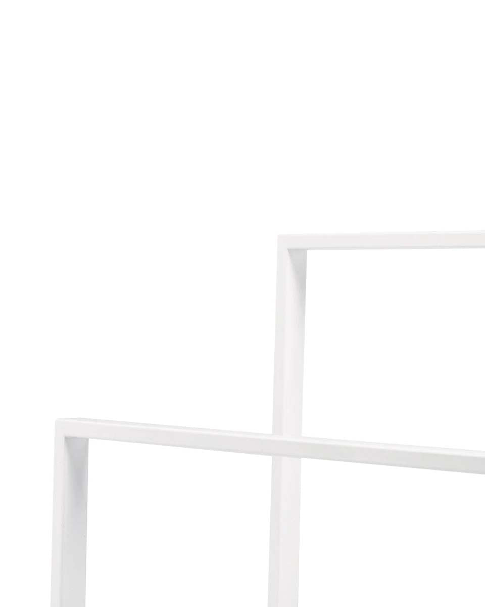 Porta asciugamani da terra bianco