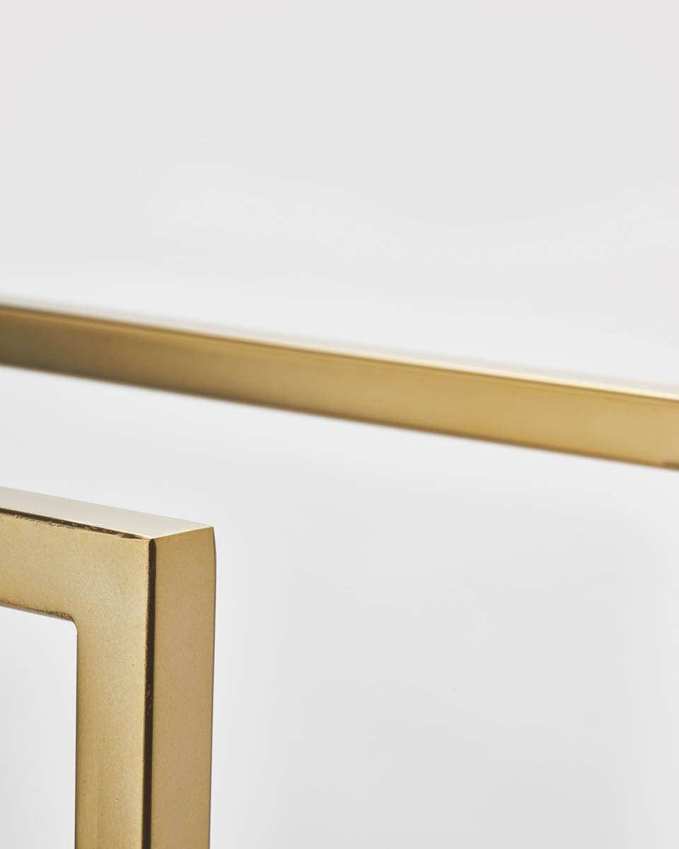 Portasciugamani in metallo dorato