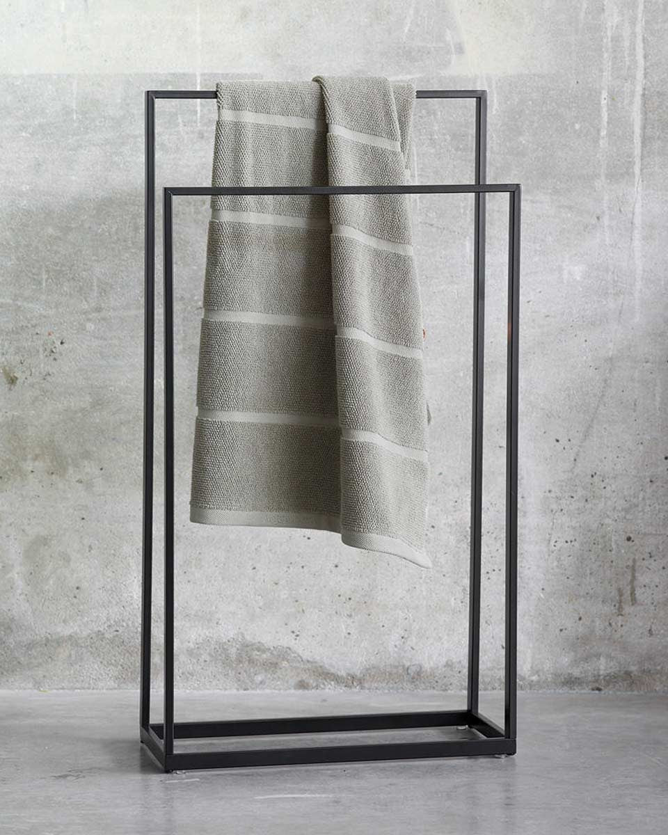Porta asciugamani nero di design