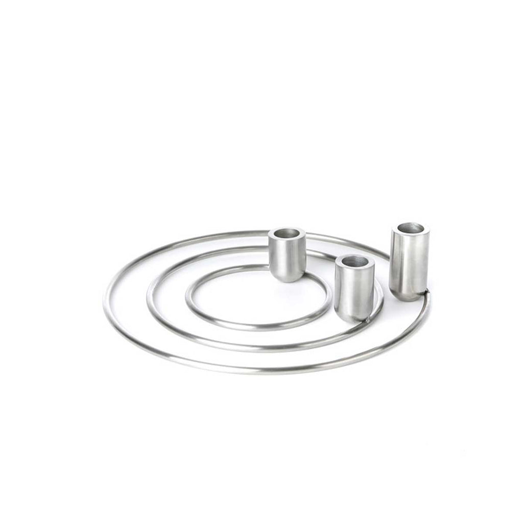 Portacandela in acciaio