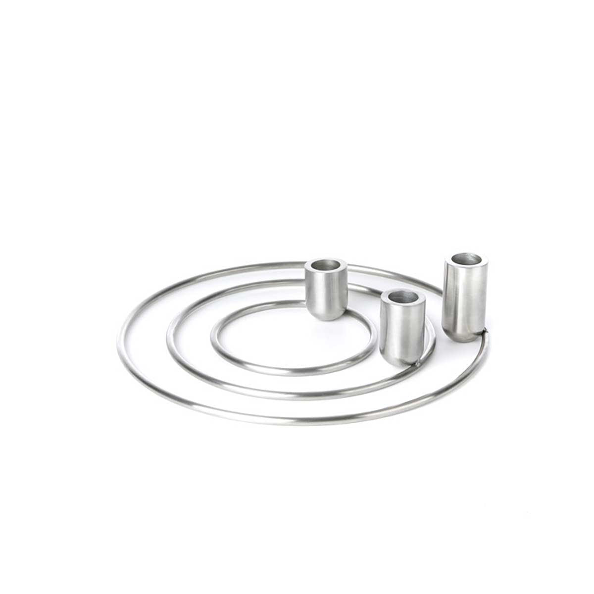 Portacandela in acciaio