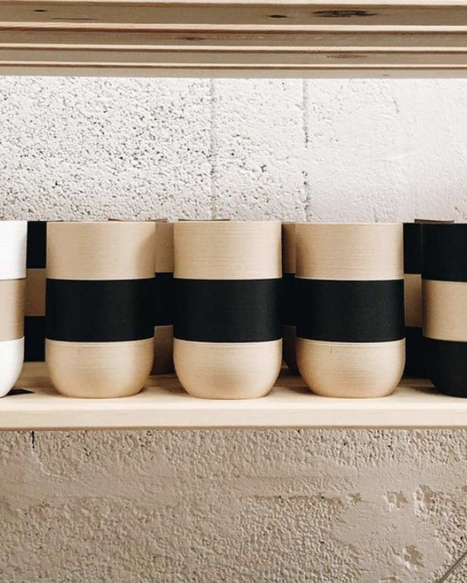 Portamatite design in legno