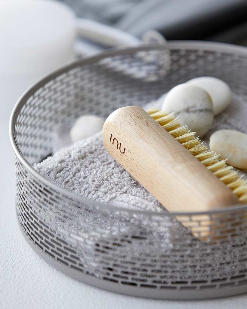 Portaoggetti bagno in metallo