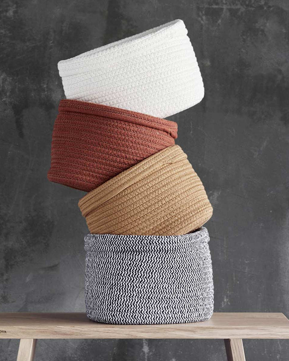 Portaoggetti da bagno in tessuto