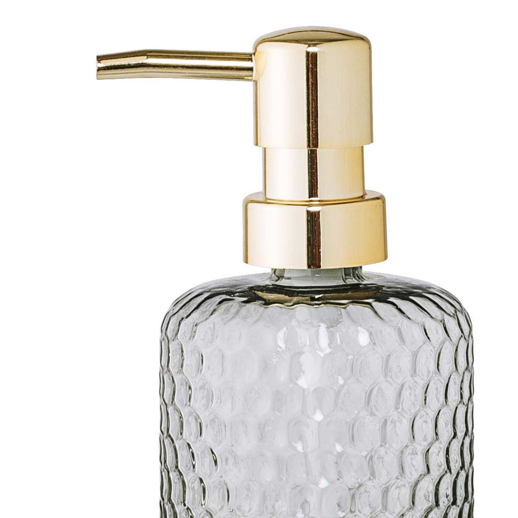 Porta sapone dispenser in vetro