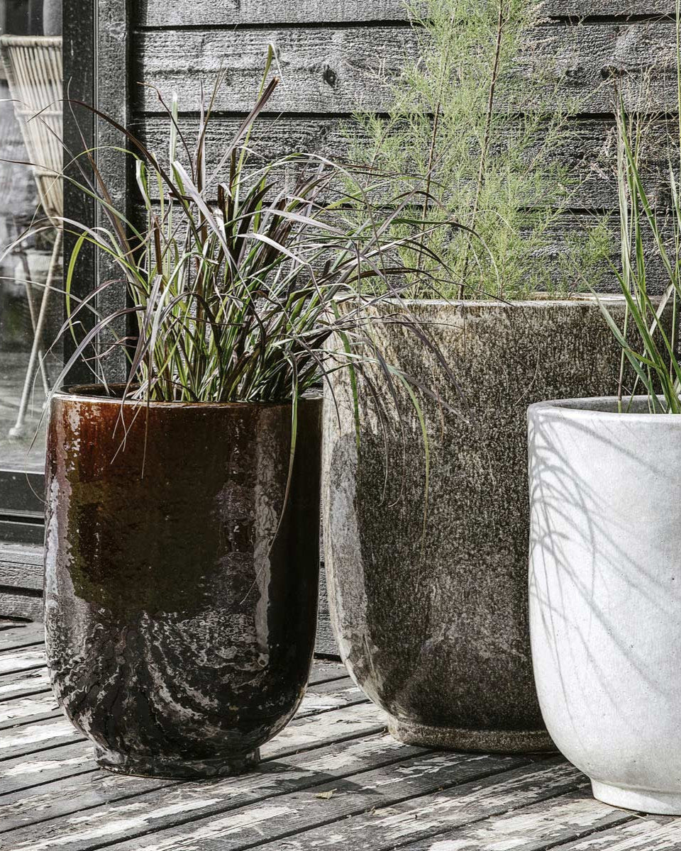 Portavaso marrone da esterno