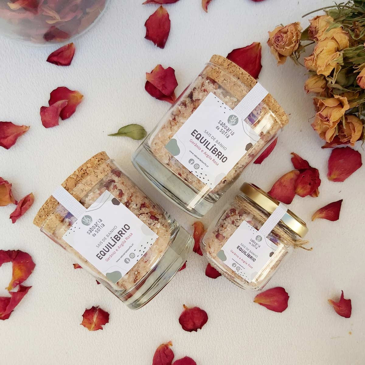 Sali da bagno con oli essenziali