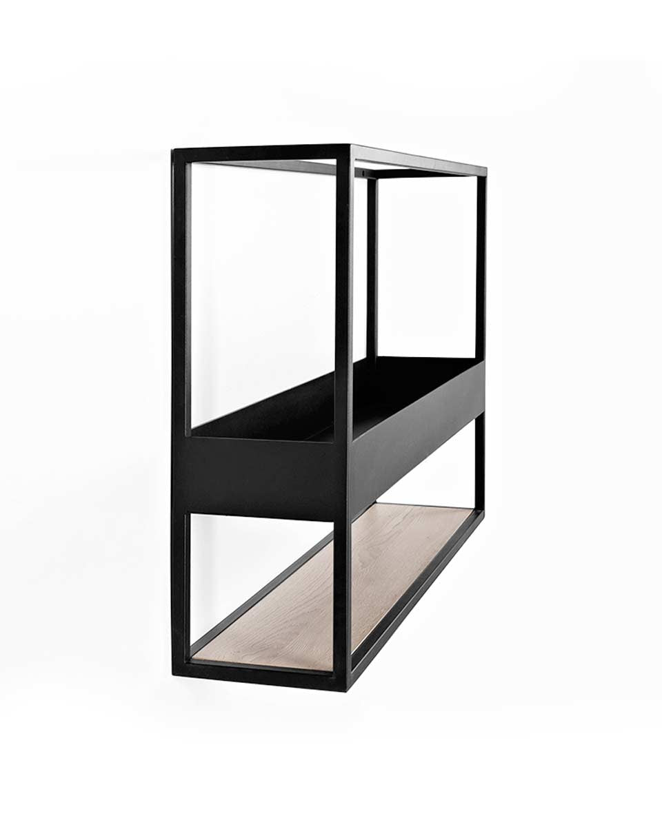 Scaffale con mensola porta vasi