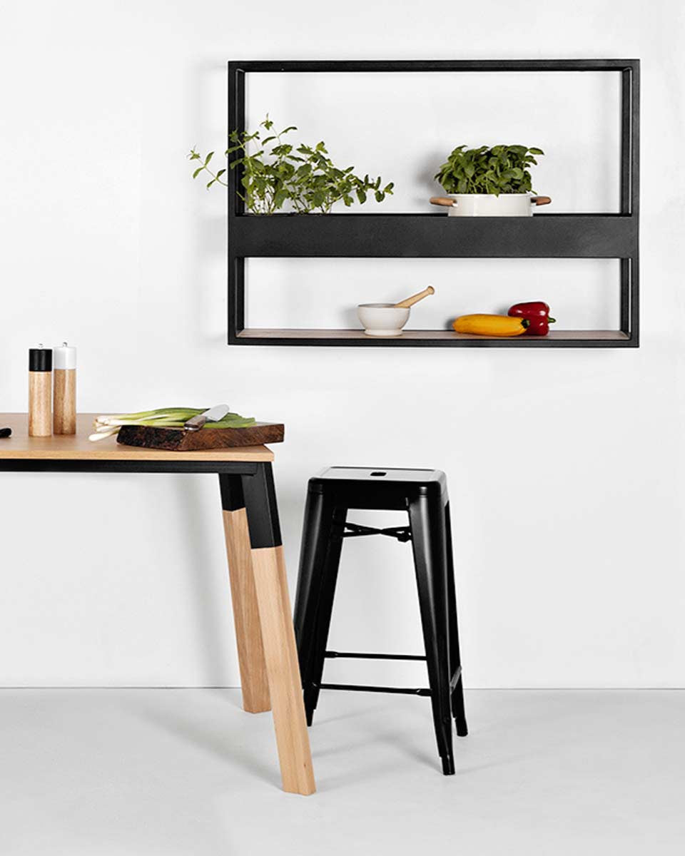 Scaffale per piatti da cucina