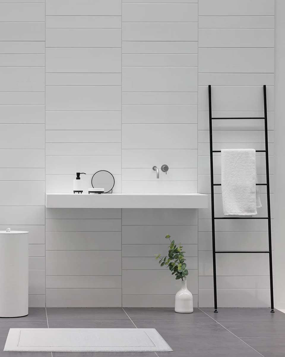 Scaletta porta asciugamani nera