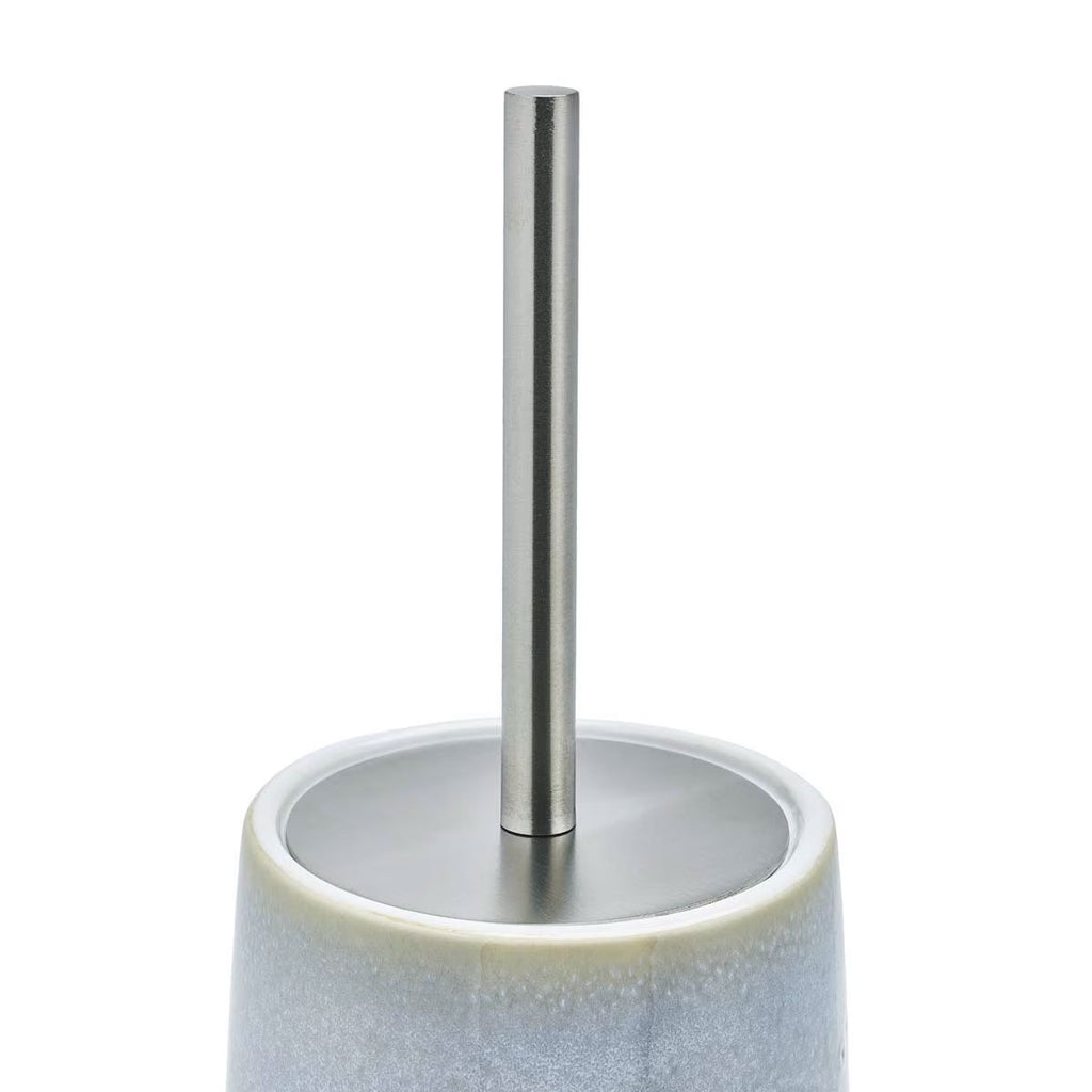 Manico cromato dello scopino WC azzurro Aquanova Figo