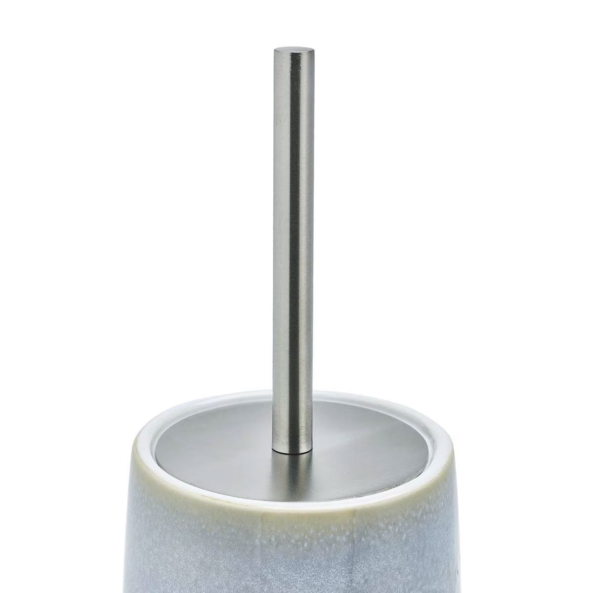 Manico cromato dello scopino WC azzurro Aquanova Figo