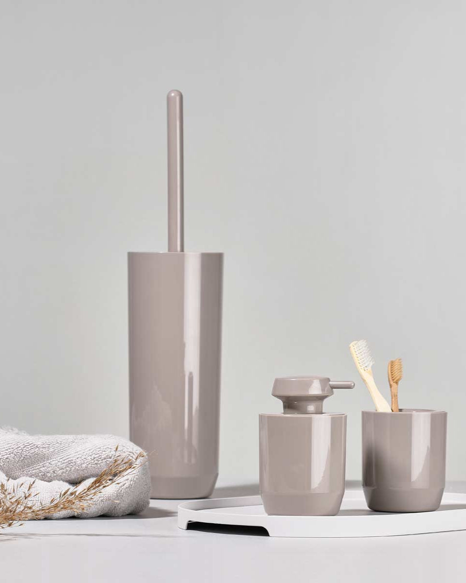 Zone Denmark scopino wc grigio tortora lucido