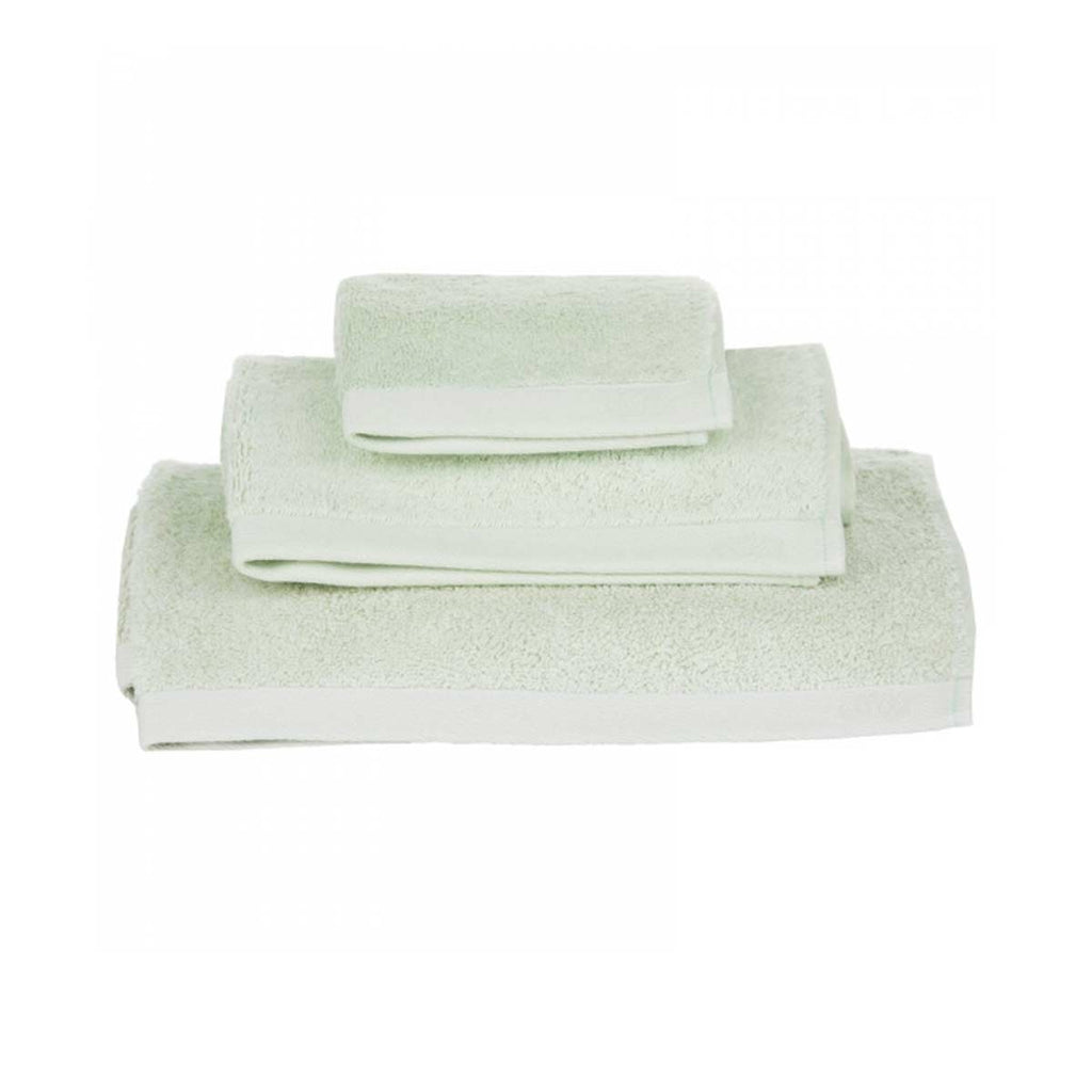 Set di asciugamani verde chiaro