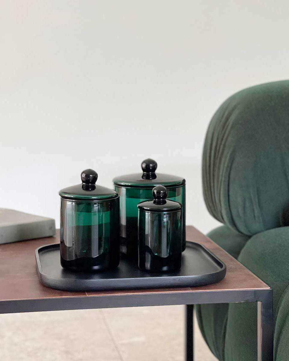 Set barattoli in vetro