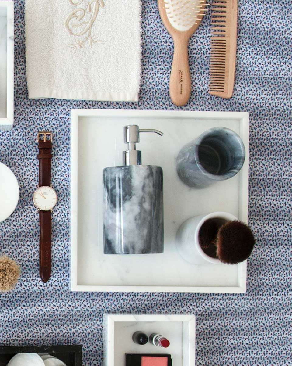 Set accessori da bagno elegante