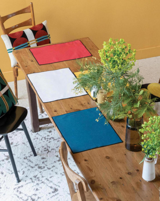 Set di 2 tovagliette Laora Recycled Paon 33 X 45