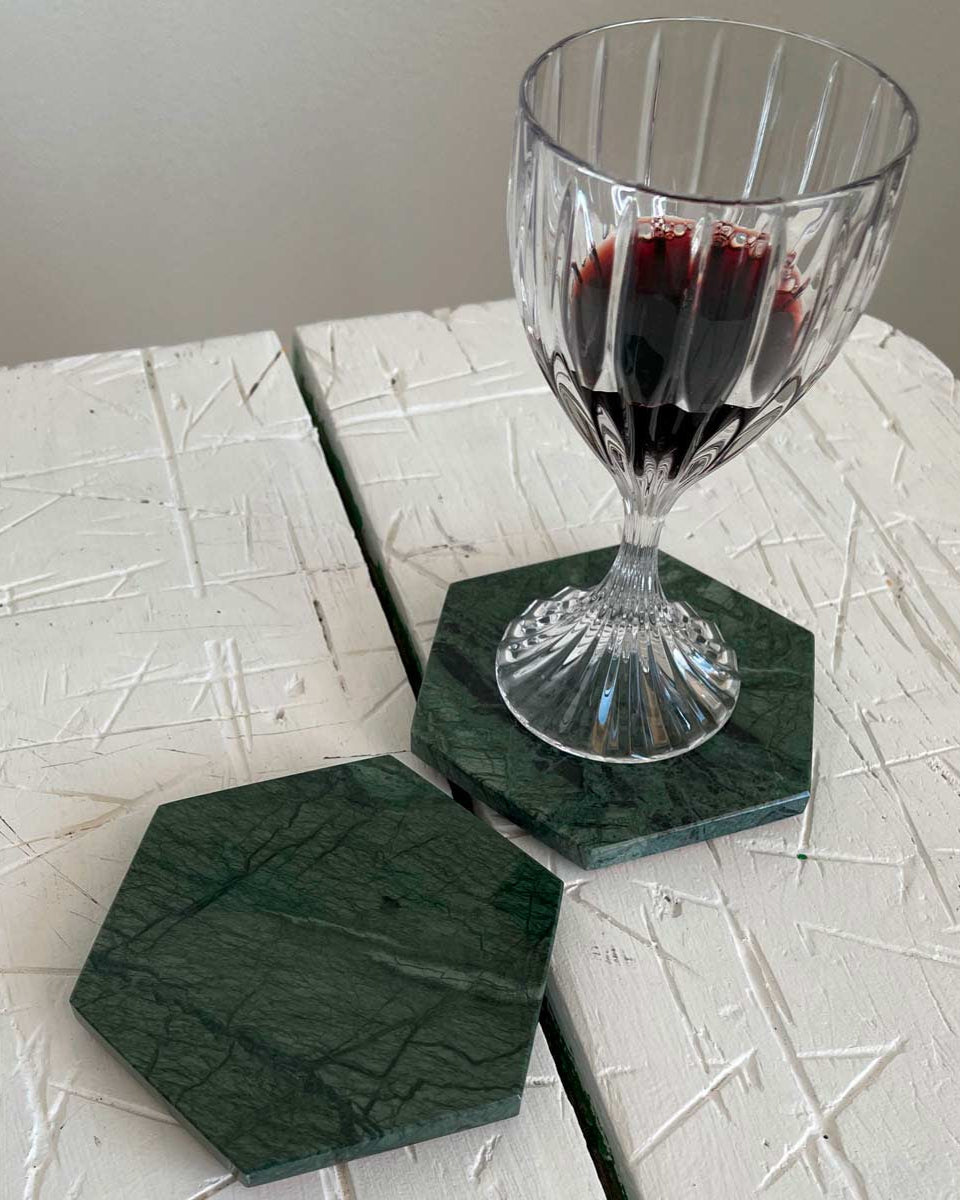 Sottobicchieri verdi