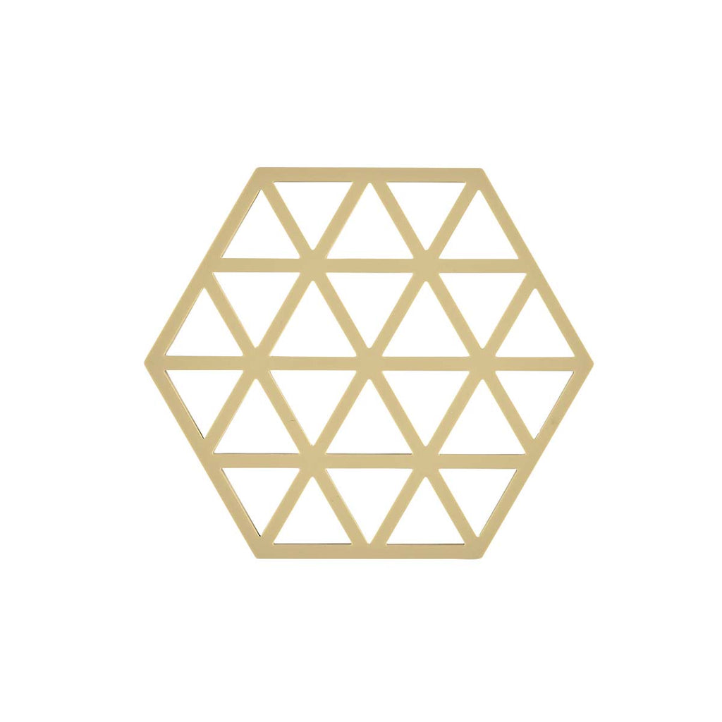 Sottopentola esagonale color sabbia