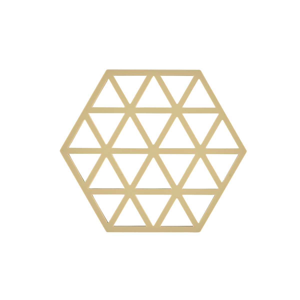 Sottopentola esagonale color sabbia