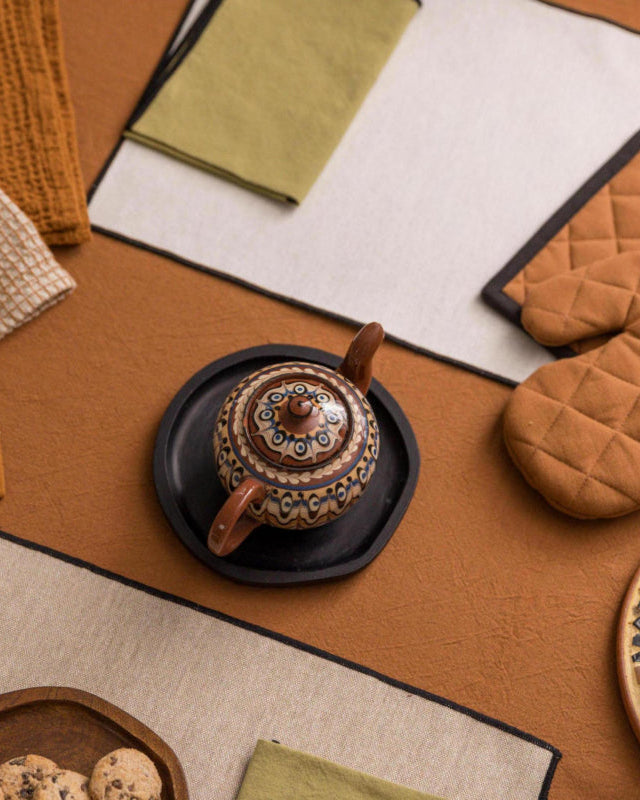 Tablecloth Grace Recycled Caramel 170 X 300