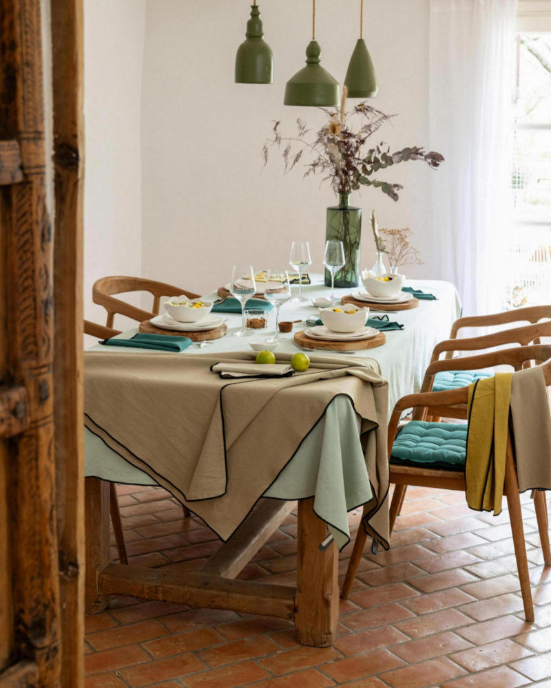 Tablecloth Grace Recycled Celadon 170 X 300