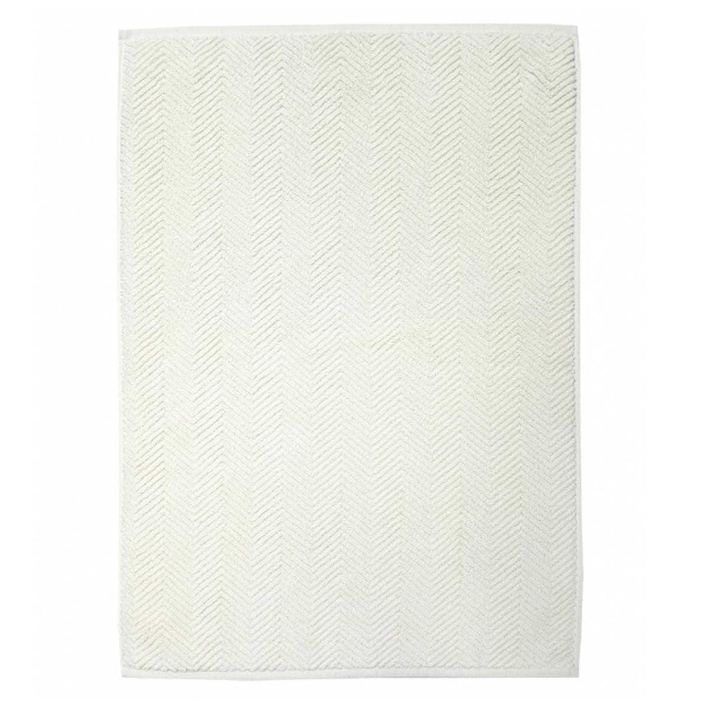 Tappetino bianco da bagno