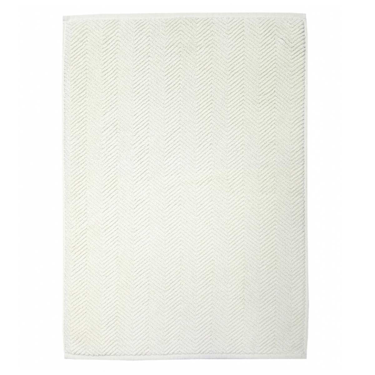 Tappetino bianco da bagno