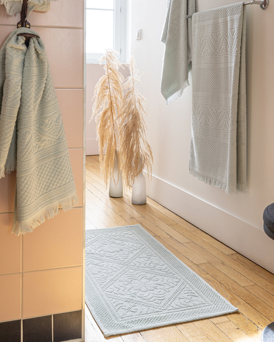 Tappetino da bagno Stonewashed Enzo Jade 54 X 110