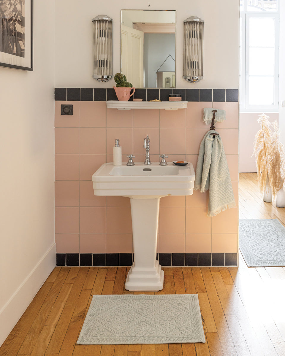 Tappetino da bagno Stonewashed Enzo Jade 54 X 64