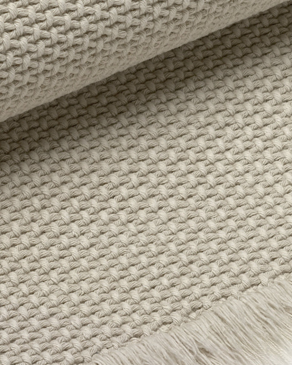 Tappetino per il bagno beige