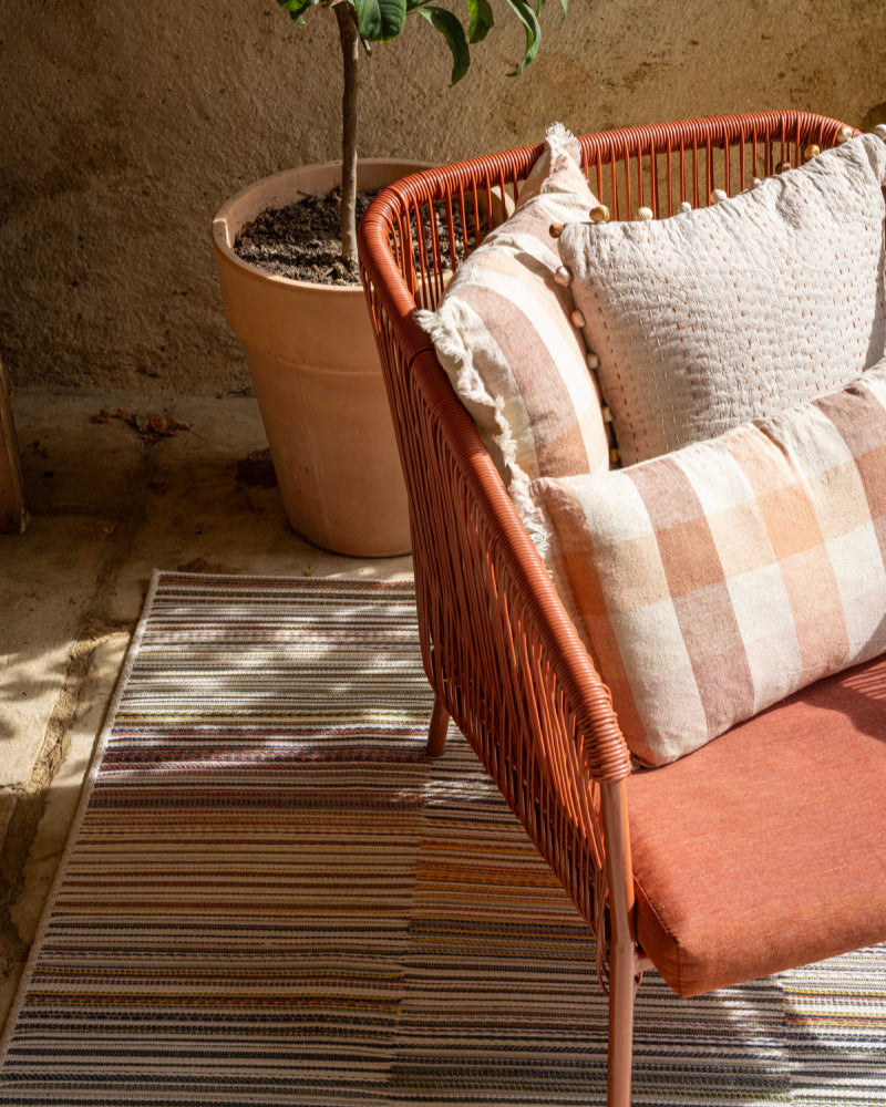 Tappeto Bianca Outdoor Papaye 120 X 170 X 1