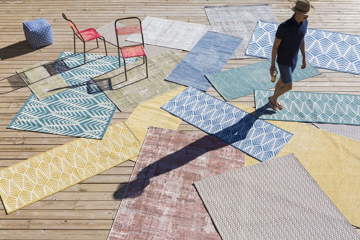 Tappeto Catania 2 outdoor Naturel Diâmetro 160