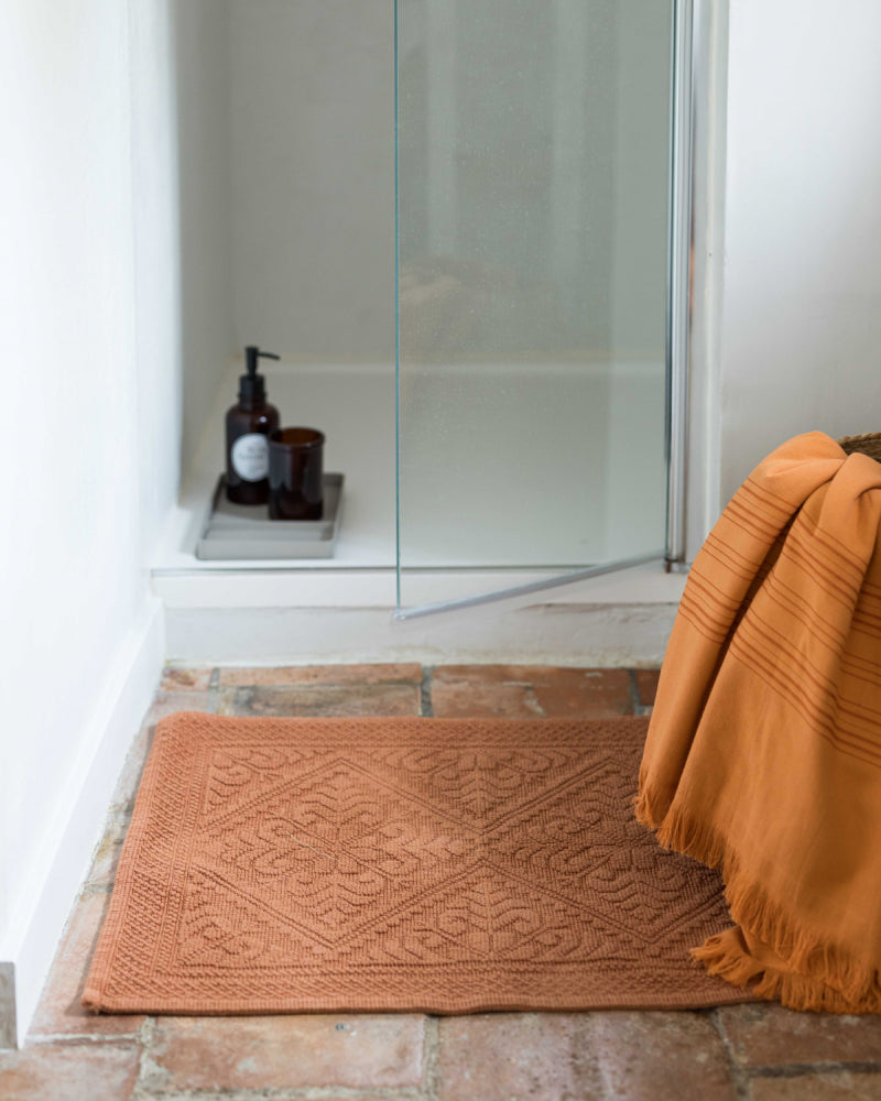 Tappeto da bagno Enzo Cuivre 54 X 110