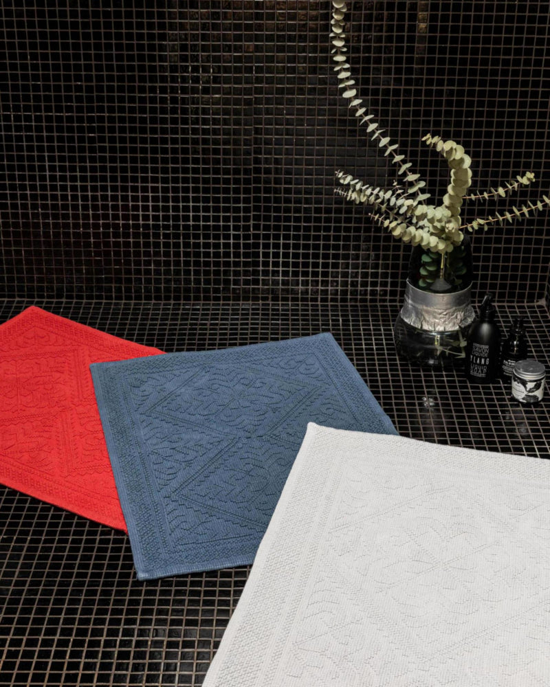 Tappeto da bagno Enzo Tempete lavato a pietra 54 X 64