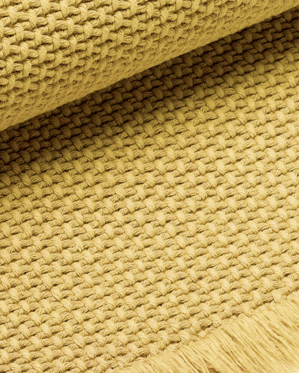 Tappeto da bagno giallo