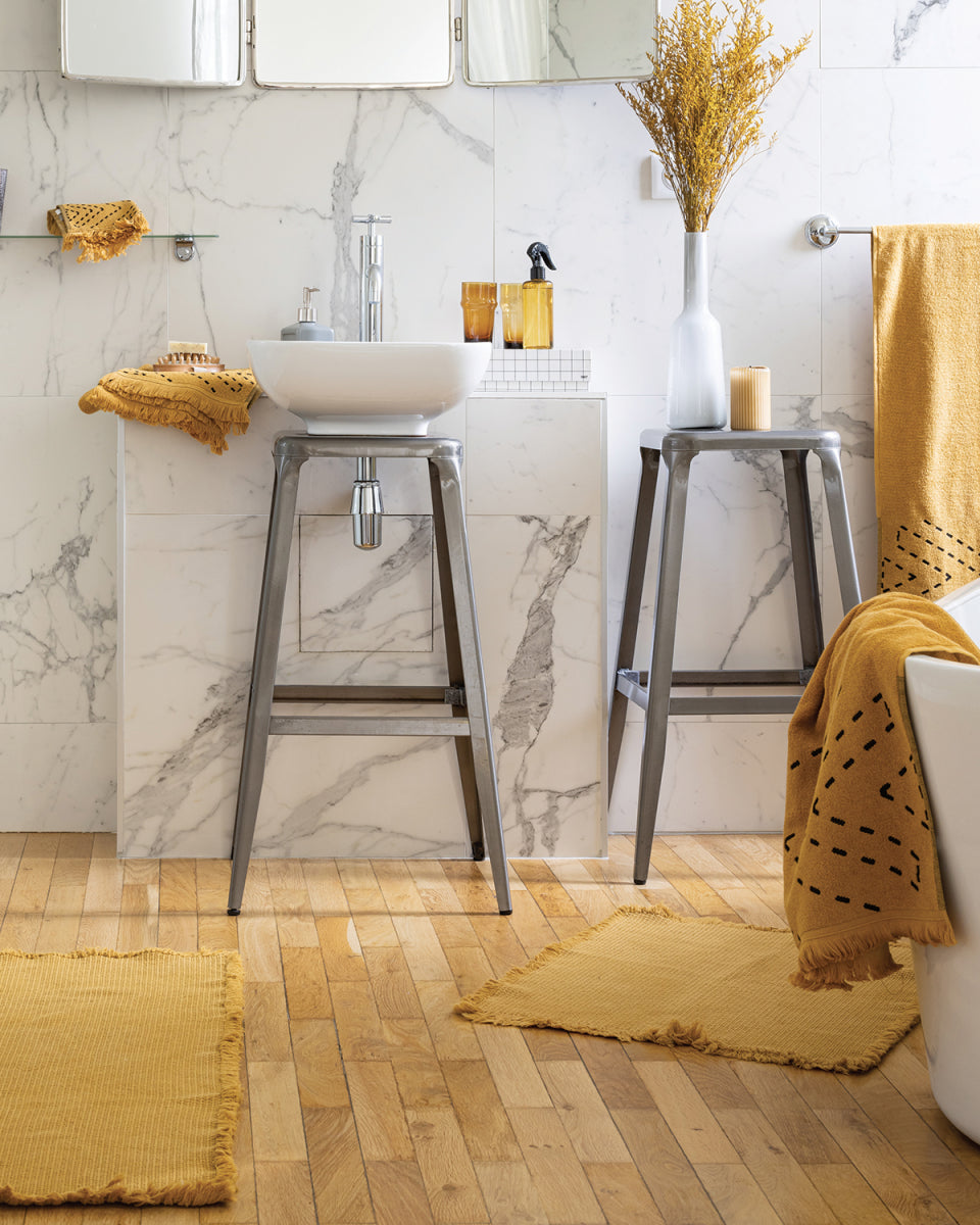 Tappeto da bagno Stonewashed Elly Bronze 54 X 64