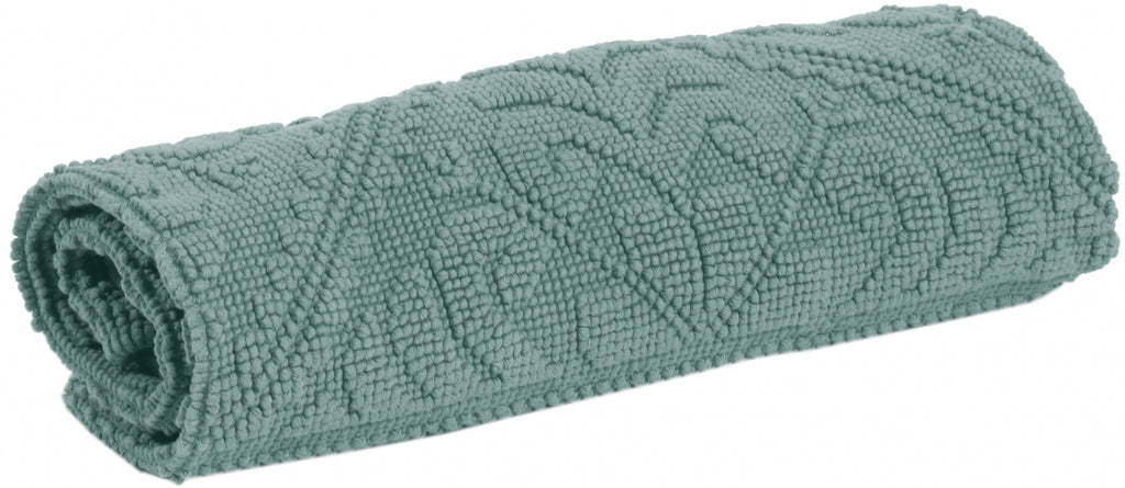 Tappeto da bagno Stonewashed Enzo Vert De Gris 54 X 64