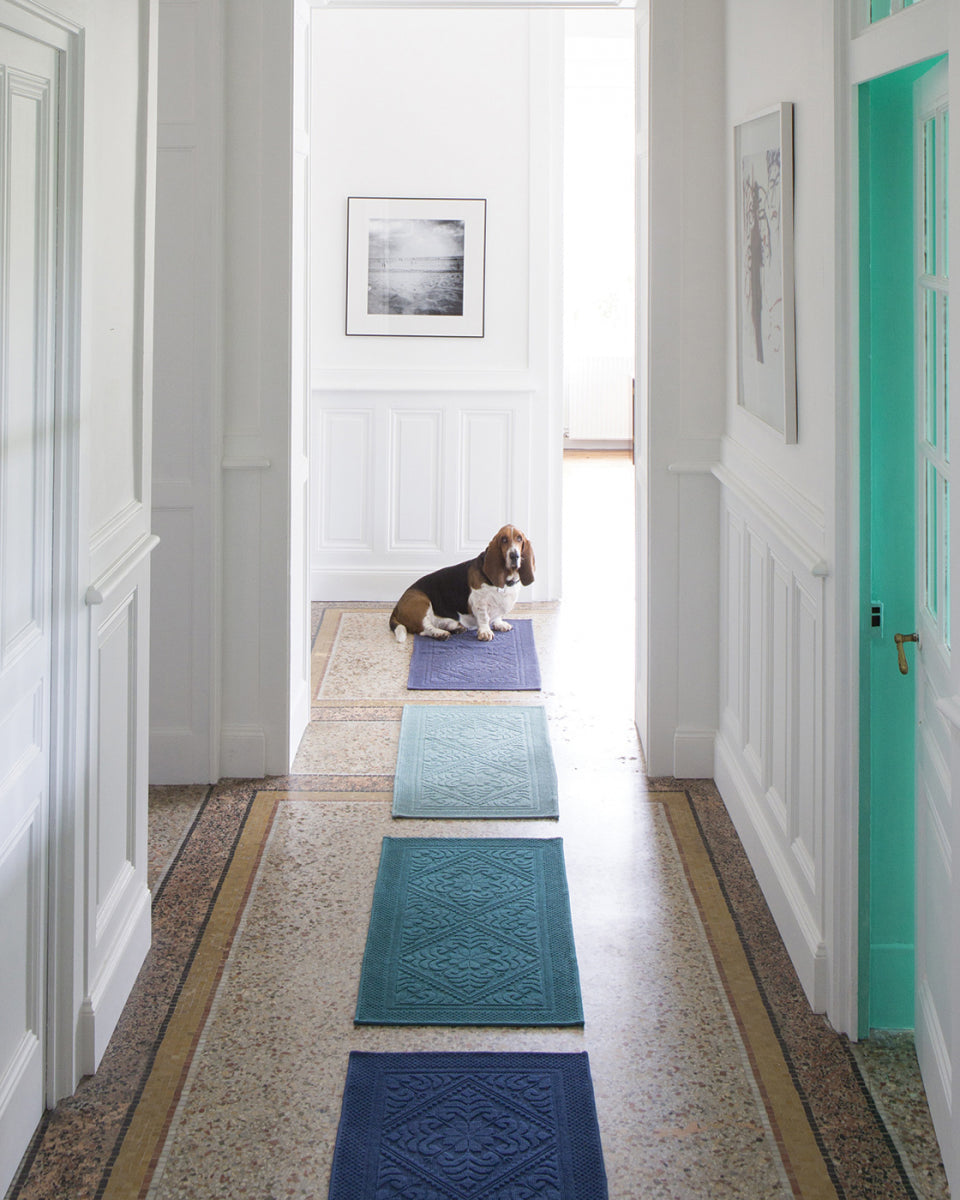 Tappeto da bagno Stonewashed Enzo Vert De Gris 54 X 64